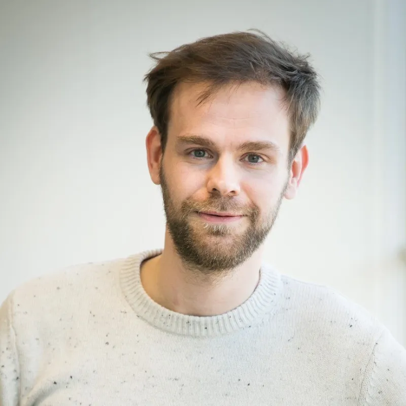 Portret van Sven, oprichter van Pixel & Pace